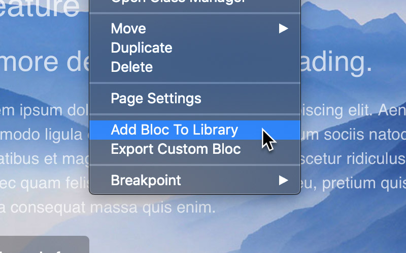 moving bloc in blocs app