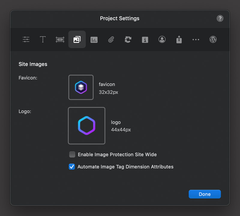 project-settings-buttons
